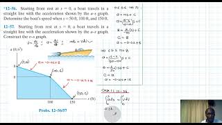 12–56 Kinematics of a Particle Chapter 12 Hibbeler Dynamics Benam Academy [upl. by Anauqaj]