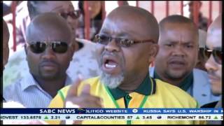 Gwede Mantashe on a door to door campaign in Kroonstad [upl. by Rasecoiluj]