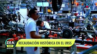 IMSS reporta recaudación histórica de cuotas obrero patronales  Noticias con Francisco Zea [upl. by Elamaj]