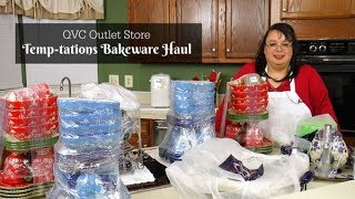 Temptations Bakeware and Dinnerware Haul  QVC Outlet Haul  Amy Learns to Cook [upl. by Abelard]