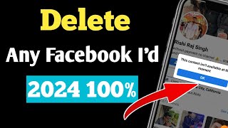 How to report Facebook account permanently delete 2024Delete someone Facebook account Using Report [upl. by Tem]