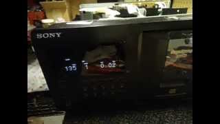 Sony CDPCX300 Mega Storage 300 Disc CD Player [upl. by Ilyssa757]