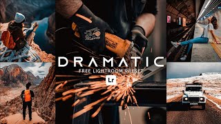 Dramatic Lightroom Preset  Lightroom Mobile Preset Free DNG  Lightroom Tutorial  lightroom preset [upl. by Ycnaf]