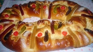 ¡¡Facilísimo Receta de Rosca de reyes Casera [upl. by Mickie812]