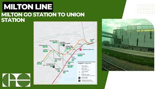 GO Transit Milton Line  Milton GO Station To Union Station  Full Route [upl. by Lerej493]