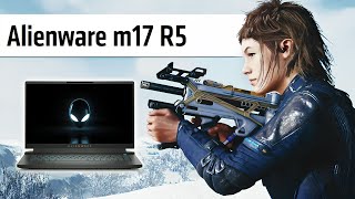 Starfield  Alienware M17 R5 RTX 3070 Ti Ryzen 9 6900HX 16 GB Gaming Laptop Performance [upl. by Garceau574]