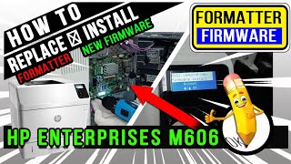 How To Replace Formatter amp Install Firmware [upl. by Eikciv]