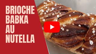 BABKA AU NUTELLA babka recettefacile brioche bakery monkeybread [upl. by Doownyl]