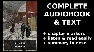 Hunger ❤️ By Knut Hamsun FULL Audiobook [upl. by Si636]