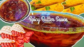 SPICY BUTTER SAUCE  MUKBANGERS FAVORITES SAUCE  BEST FOR SEAFOOD BOIL BOILED EGGS AND POTATOES [upl. by Abihsot412]