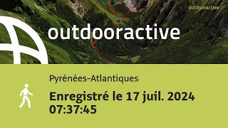 randonnée dans les PyrénéesAtlantiques Enregistré le 17 juil 2024 073745 [upl. by Alwyn]