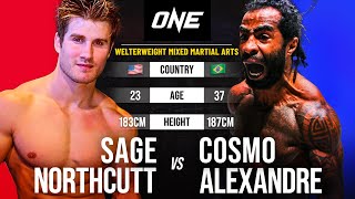 Sage Northcutt vs Cosmo Alexandre  Full Fight Replay [upl. by Billy475]