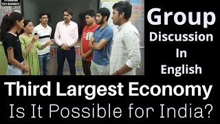 Third Largest Economy  Is it Possible for India  Group Discussion Topics in English  Mukesh Janwa [upl. by Moises]