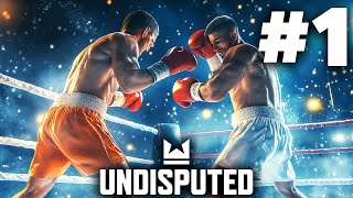 UNDISPUTED PS5 Career Mode Gameplay Walkthrough Part 1  FUTURE CHAMP [upl. by Isma795]