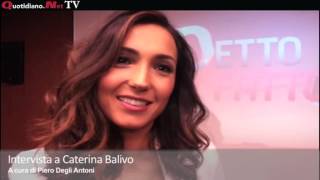 Intervista a Caterina Balivo [upl. by Noyar612]