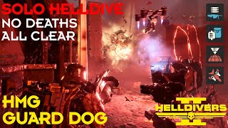 Helldivers 2  The Other Guard Dog  Automaton Solo Helldive  All Clear No Deaths  w commentary [upl. by Woodcock]