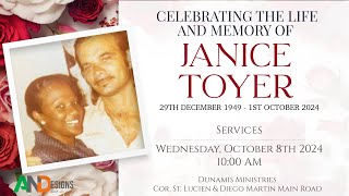 The Funeral Service of JANICE TOYER [upl. by Suisyola]