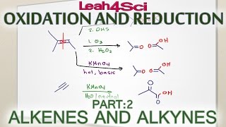 Alkenes amp Alkynes Oxidation Reduction and Oxidative Cleavage [upl. by Adnoral]