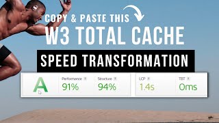 How to Make Wordpress SUPERFAST with W3 TOTAL CACHE  Increase website speed STEP BY STEP [upl. by Hynes]