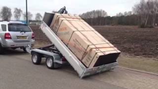 Aanhangwagen enkelas TWINS TRAILERS [upl. by Girard671]