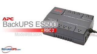 RBC2 Battery Replacement for APC BackUPS ES500 [upl. by Boorer]