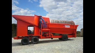 sand and gravel screener aggregate separator  DETACH  model SAS 318E SAS340M [upl. by Yahs]