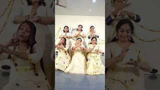 തിരുവോണാശംസകൾ🏵💖🌼  Onam 2024 Kannadikoodum kootiyoru thiruvonam dance reels chalanamacademy [upl. by Aicilyhp]