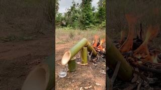 Survival Skills Steam Distiller for Dirty Water in Extreme Conditionscamping bushcraft outdoors [upl. by Ardiekal620]