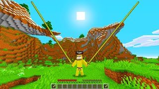 Playing With The LONGEST WEAPONS In Minecraft [upl. by Cazzie689]