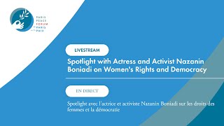 Spotlight with Actress and Activist Nazanin Boniadi on Womens Rights and Democracy [upl. by Polik]