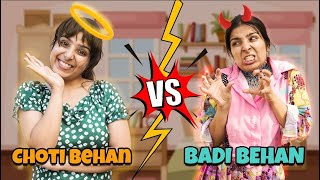 Badi Behen vs Choti Behen World War JagritiKhurana [upl. by Anauqat]