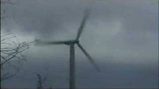 Windmill destructed in storm [upl. by Khalsa35]