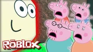 Peppa Pig ESCAPE FROM POU HEAD in Roblox [upl. by Loats119]