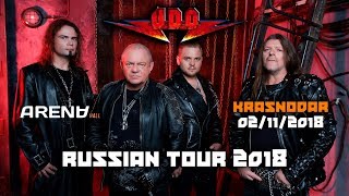 UDO  Russian tour 2018 Full concert Live in Russia Krasnodar  Arena Hall 02112018 HD [upl. by Vashtia]