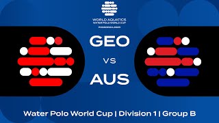 LIVE  Georgia vs Australia  Water Polo World Cup 2023  Group B [upl. by Yessej755]