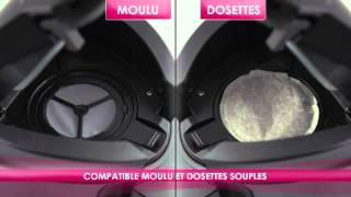 Cafetière double fonction  compatible café dosette souple et café moulu filtre [upl. by Alrad]