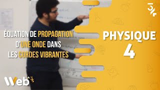 Physique des Ondes  Les Cordes Vibrantes vidéo 1   Équation de propagation [upl. by Venola607]