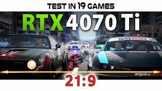 RTX 4070 Ti  219  Test in 19 Games  3440x1440 [upl. by Atwater]