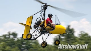 Ultralight Field  Helicopters and Autogyros Tuesday Part 1  EAA AirVenture Oshkosh 2018 [upl. by Yntruoc]