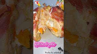 Rollitos de pollo 🐥 recetas parati pollo [upl. by Noryak]