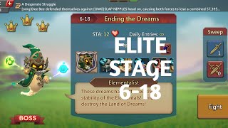 Lords mobile Elite stage 618 f2pEnding the dreams Elite stage 618 [upl. by Rialcnis813]