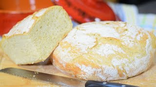 Jednostavan nacin za pripremu domaceg rusticnog hleba kao iz pekare  Homemade rustic bread [upl. by Eisdnyl]