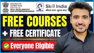 Skill India Digital Free Certification Courses  Gov Approved Free Certificate  Web Development [upl. by Nam]