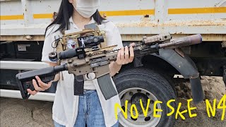 a NOVESKE N4 GBB 사격조립 [upl. by Bourgeois]