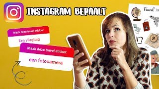 INSTAGRAM BEPAALT mijn STICKERS 3 Travel Stickers [upl. by Magdalen476]