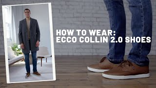 How to Wear  ECCO Mens Collin 20 Shoes [upl. by Joed]