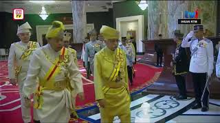 LIVE Sultan Ibrahim to take the oath of office as 17th King of Malaysia [upl. by Anaitat]