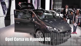 Opel Corsa 2015 vs Hyundai i20 2015 [upl. by Dareen]