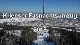 Krienser Fasnachtsumzug 2018  4K 25p [upl. by Valsimot34]