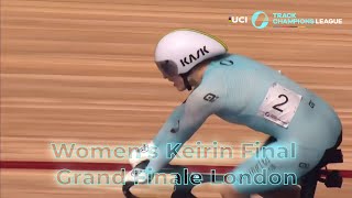 Womens Keirin Final  Ellesse Amazing Victory🏆  Grand Finale London  UCI Track Champions League [upl. by Hamlet]